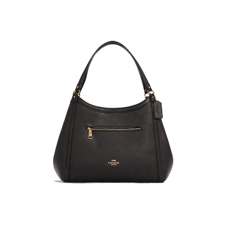 

Coach Kristy 32 Large Capacity Pebble Leather Bucket Bag Women Bags Black C6231-IMBLK Basic Set (Bag+Dust Bag)
