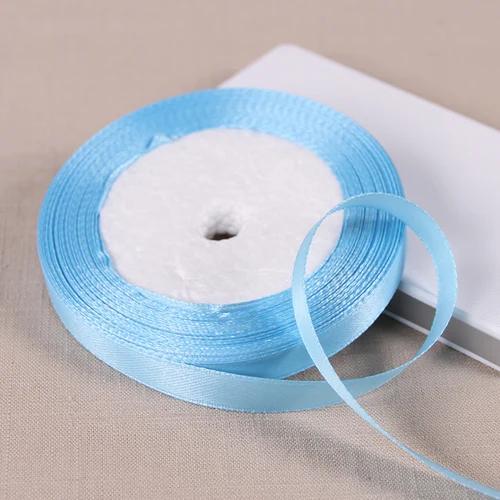 10mm Satin Ribbons DIY Wedding Birthday Party Artificial Silk Roses Crafts Supplies Sewing Acces Scrapbooking Material 25Yards