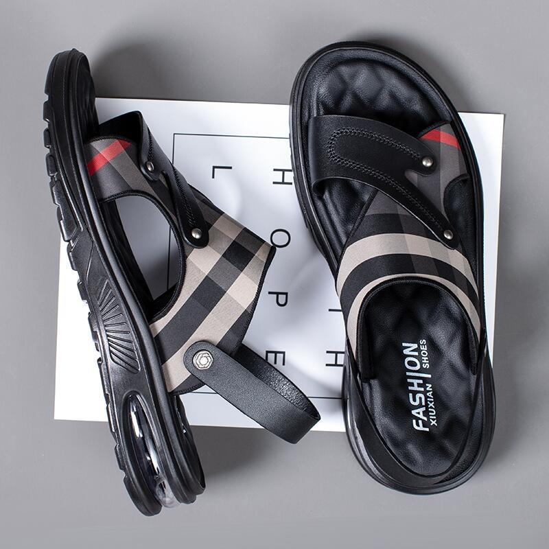 Sandals Men's Casual Beach Shoes Outdoor Sports Sandals Casual Shoes New Air Cushion Bottom Non-slip