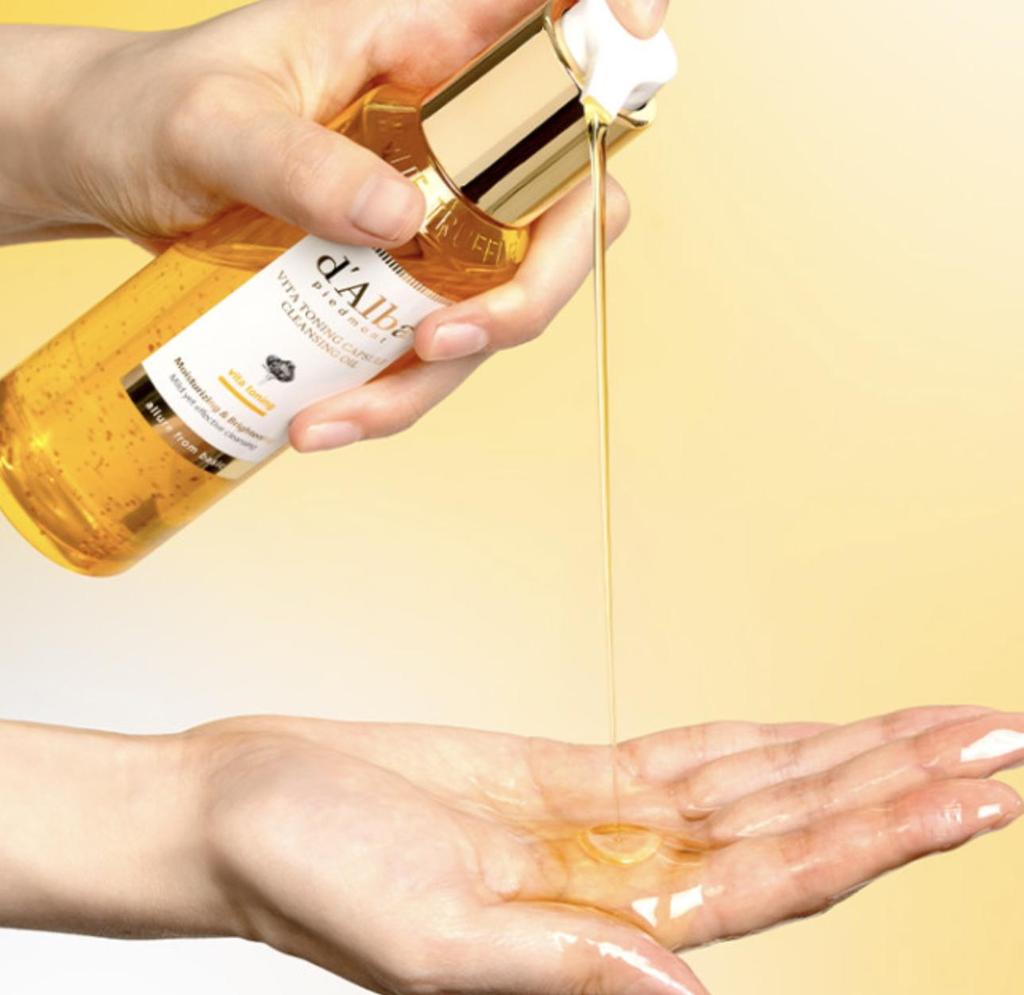 d'Alba Vita Toning Capsule Cleansing Oil Deep Cleansing & Brightening 150ml Korean Cleanser Makeup Remover