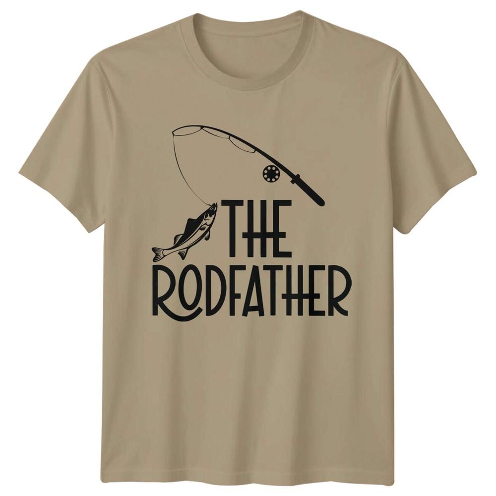 The Rodfather Fishing Unisexs TShirt Funny FisherUnisex Gift S
