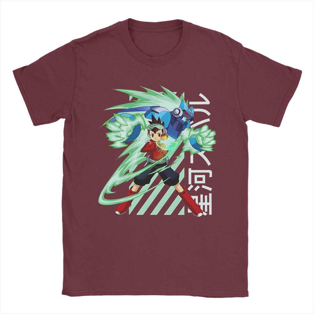 Megaman X Geo Stelar T-Shirts for Men Women Funny 100% Cotton Tees Crewneck Short Sleeve T Shirts Classic Clothing