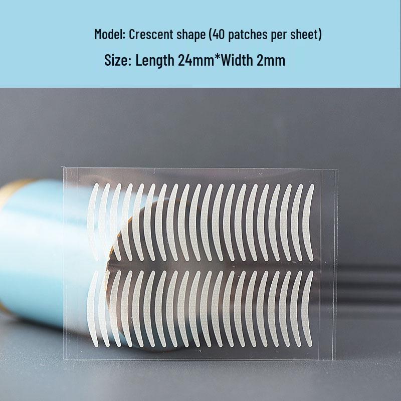 Matte Invisible Double Eyelid Stickers for Natural Look - Small Wings, High Adhesion, Seamless for Swollen Eyelids.