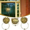 Vivid Mouth Gate Handle Vintage Door Knocker Practical Door Handle Craft Gift