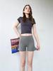 High-Waisted Women's Shaping Shorts - Anti-Exposure, No Panties Design