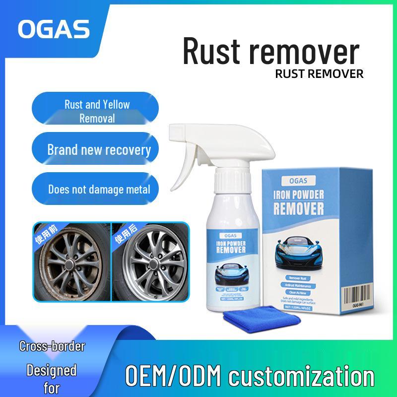 Rust & Stain Remover for Car Paint & Metal, Dissolves Iron Powder & Spots