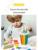 Montessori Wooden Color Sorting Game Bucket - Educational Toy for Toddlers