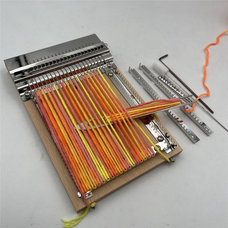 Weaving Loom Kit Wooden Weaving Kit Weaving Looms DIY Hand-Knitting Weaving Machine