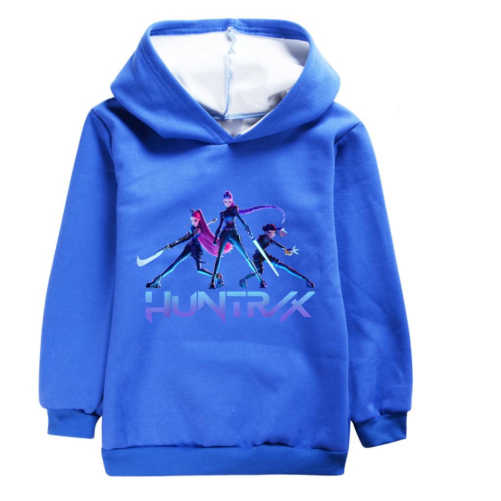 4999 Girls Huntrix Kpop Rumi Zoey Mira Print Casual Long Sleeves Velvet Warm Winter Hoodie