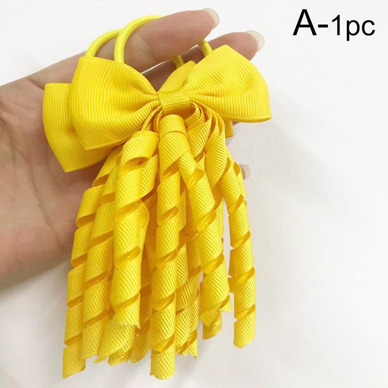 Girl Rubber Band Hair Rope Cheerleader Girl Hair Tie Hair Ring Ponytail Holder Bowknot Headdress