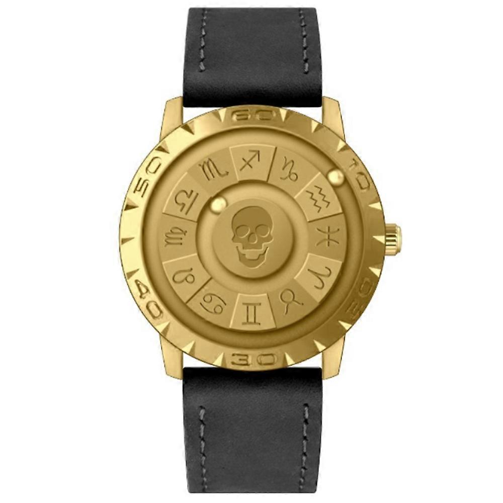 Magnetic Roller Mens Personalized Creative Watch Trendy Black Technology Cool Concept Borderless Design Watch