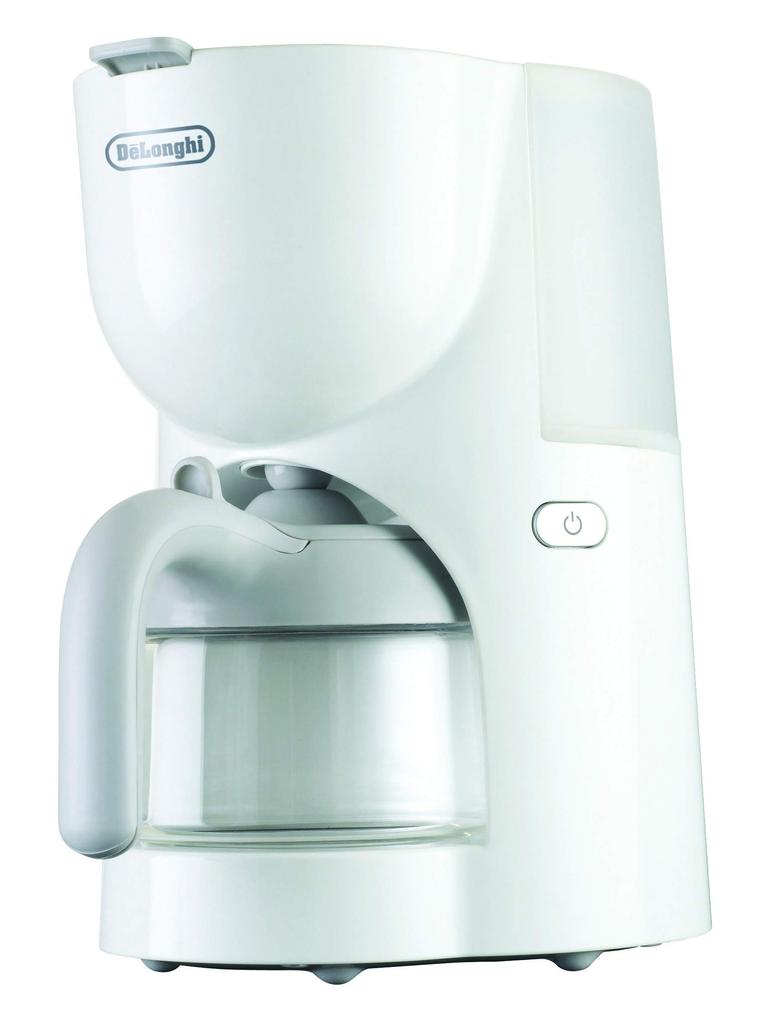 DeLonghi Drip Coffee Maker True Series No Paper Filter Required 4 Cups White CM200J-WH