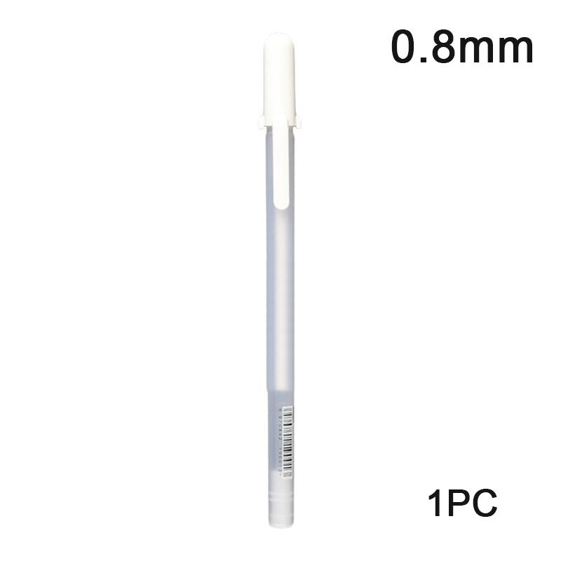 

1/3 шт. 0,8 мм жирний білий маркер для графіті, водонепроникний стійкий гелевий олівець 1PC