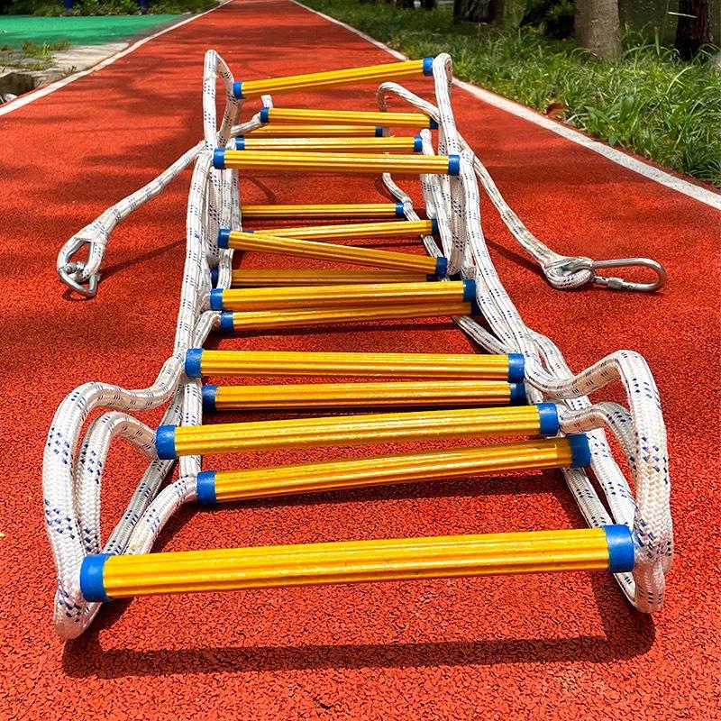 Resin Rope Rescue Ladder: Outdoor Climbing and Fire Escape Ladder for High-Rise Emergencies