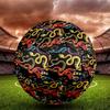 Snake and Skull Indoor Soccer Ball Size 5 Colorful All Ages Machine Stitched PVC Competition Ready Durable High-Bounce