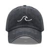 Men'S Baseball Cap Women'S Washed Cotton Waves Embroidery Embroidery Dad Hat Sport Golf Caps For Man Sun Hats Dropshipping
