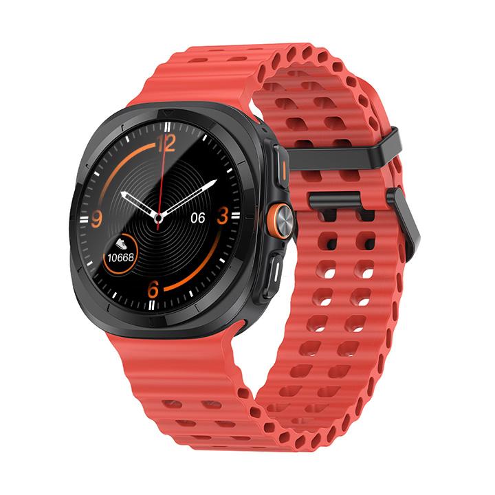 Silicone Breathable Strap For Samsung Galaxy Watch Ultra 47mm Marine Wristband Bracelet Galaxy Watch Ultra(2025) 47mm  Watchband
