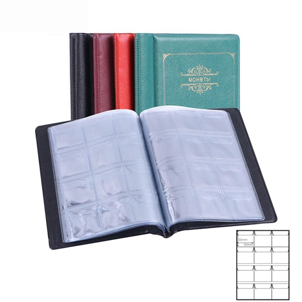 Money Book 120 Pockets Commemorative Holders Coin Storage Coins Storage Album Coin Collection Book
