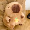 Korean Style Plush  Doll Tote Bag Large Capacity Fluffy Shoulder Bag Fashion Kid Schoolbag  Travel