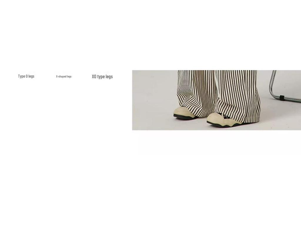 Women's High-Waisted Wide-Leg Black & White Striped Pants - Summer Petite, Slimming, Thin, and Loose Fit, 145cm
