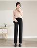 Year-Round Maternity Straight-Leg Suit Pants - Professional Plus Size with Velvet Option
