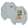 Children's Fashionable Lightweight Long-sleeved Round Neck Pullover With Pockets Printed Pullover