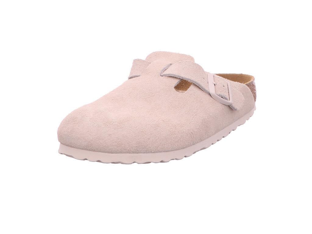 Birkenstock Boston Size 6 F, White,