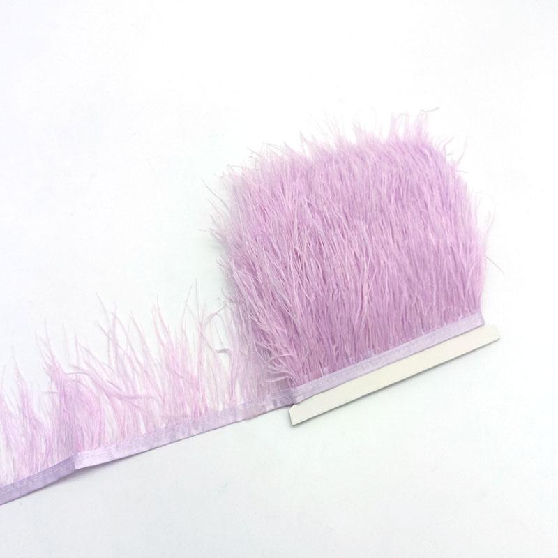 10Yard Ostrich Feathers Trim For Needlework Decorative Ribbon Sewing Fringes Clothes Wedding Dress Diy Supplies Crafts