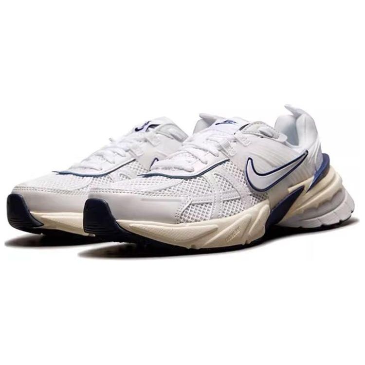 Nike V2K Run Blanc Marine Minuit Baskets Femmes Argent Clair Gris Photon Blanc Crête FD0736-102