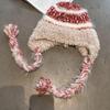 Winter Knit Warm Cap Padded Lining Women Cold Weather Trendy Hat Breathable