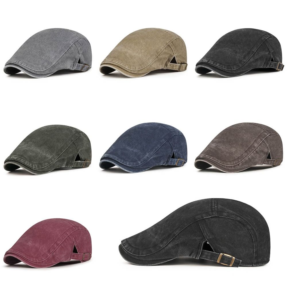 Cotton Newsboy Hat Retro Leisure Visor Cap Sun Painter Hat Women