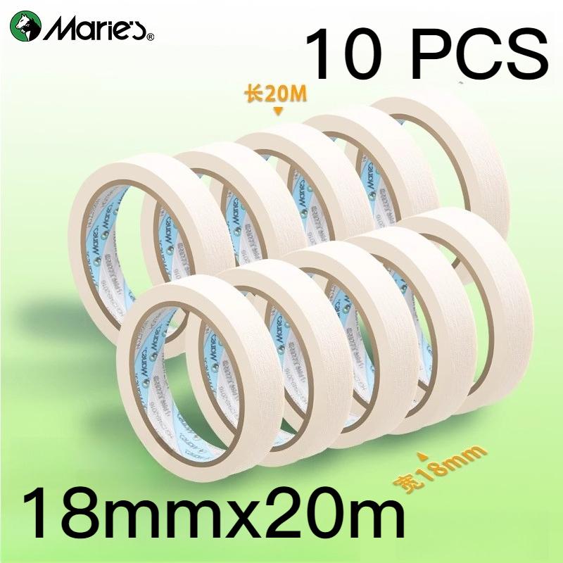 MARIE'S Masking Tape Artist-Grade Masking Tape for Fine Arts Students Tear-by-Hand Masking Tape for White Space Preservation