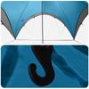 Party Tent with Roof Blue 600 x 600 x 400 cm Polyester and Steel