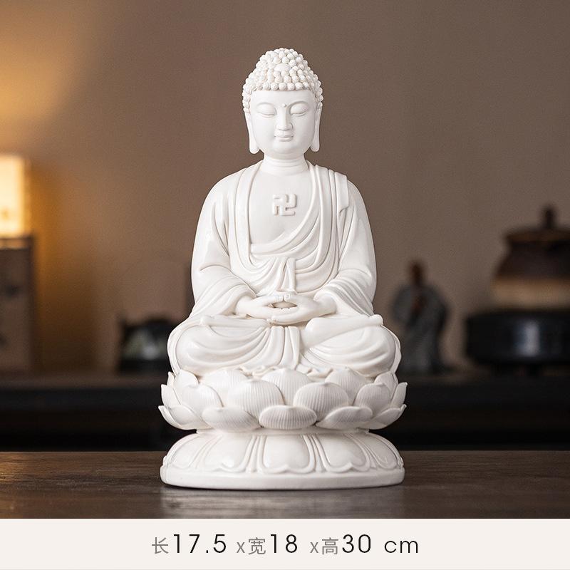 Фэн-шуй, Будда, Будда Амитабха, Будда Медицины, Будда Шакьямуни, Будда, керамика, Три Сокровища, статуэтки Будды, для дома