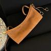 2025 European and American New Leather Retro Baguette Bag, Underarm Bag, High-end Commuting Exquisite Single Shoulder Messenger Clip Bag