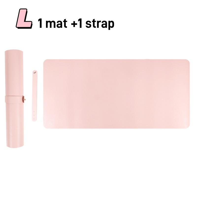 Nail Art Table Mat Foldable Hand Rest Leather Pad for Nail Armrest Cushion Dirt Resistant Studio Desk Mat Easy to Clean