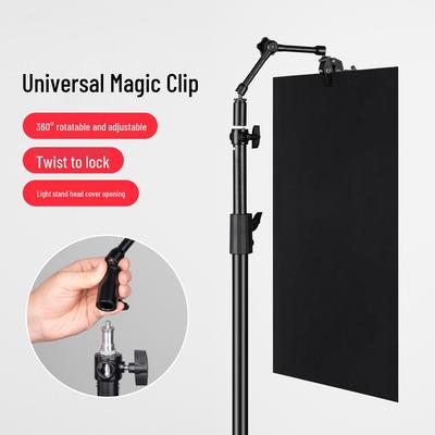 Magic Arm Light Stand Bracket: Universal Fixing Clamp for Soft Light and Screen Support
