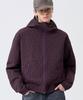 TRILLION Check Pattern Hooded Zip-Up Windbreaker_3Color