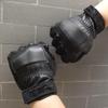 Men's Tactical PU Leather Full Finger Gloves