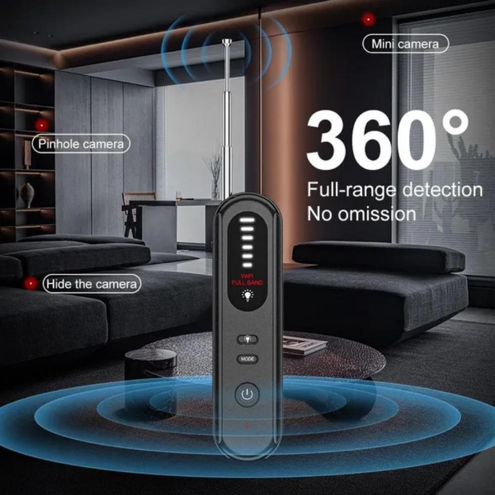 1PC Hidden-Camera-Detectors, Anti-Spy Camera Detector Bug Detector GPS Tracker RF Signal Scanner Listening Devices Finder