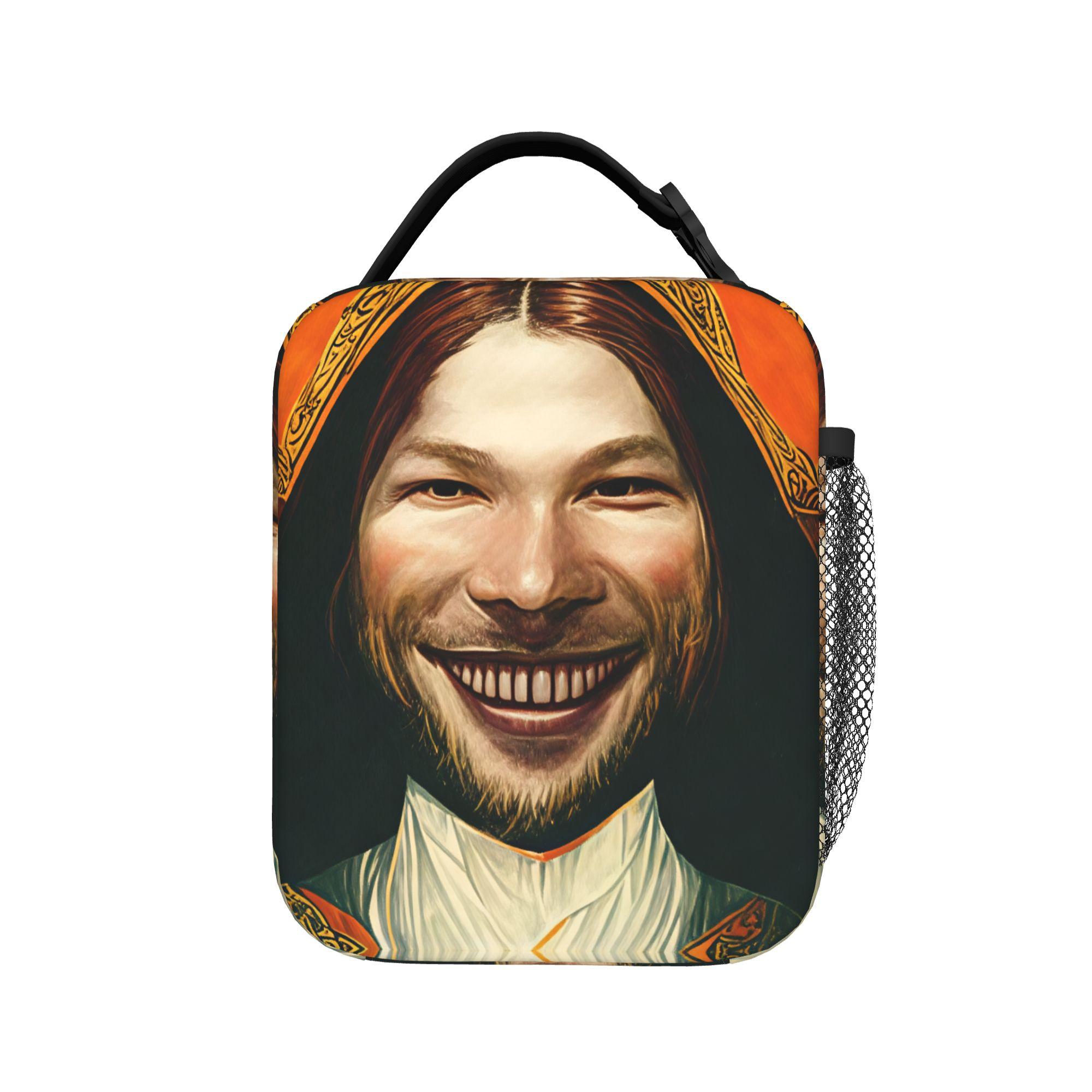 Aphex Twin Lunch Bag  Portable Lunch Box Adult Outdoor Picnic Print Cooler Bag Fashion Waterproof Thermal Tote Handbags One Size