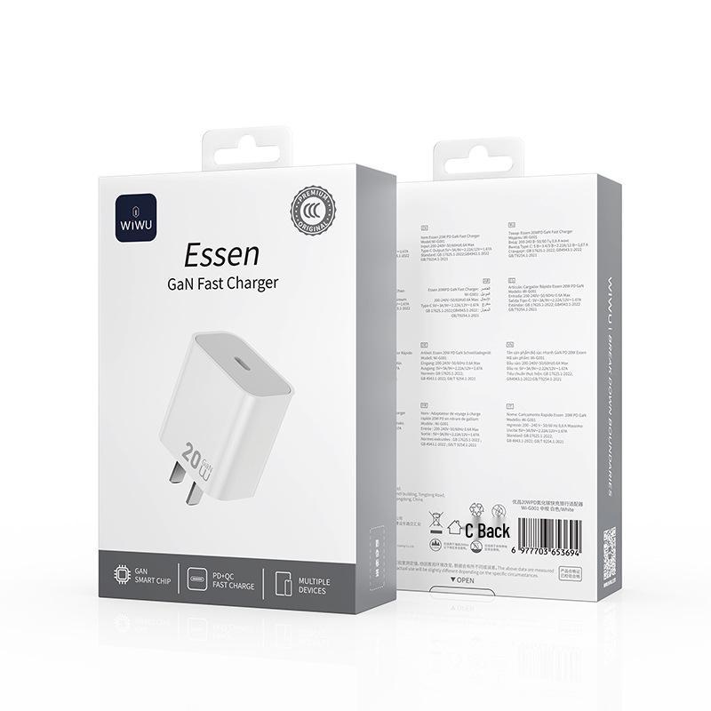 

Jimas 45W Foldable Mini PD Fast Charger with Data Cable for Apple Phones