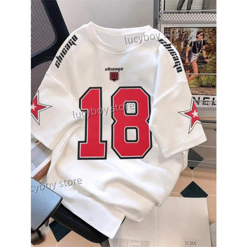 

Мужская футболка с 3D принтом номера 18, с коротким рукавом, мужская футболка с V-образным вырезом, спортивная одежда, футболка для футбола Brooklyn Racing, винтажные повседневные топы, мужская одежда XL