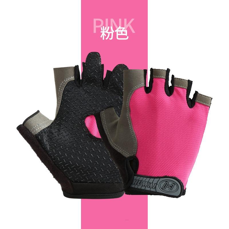 Breathable Thin Half Finger Anti Slip Fitness Cycling Gloves For Men Women