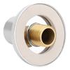Shower Hose Connector, Household Copper Wall Shower Hose Connector Wall Elbow Bathroom Accessories G1/2in