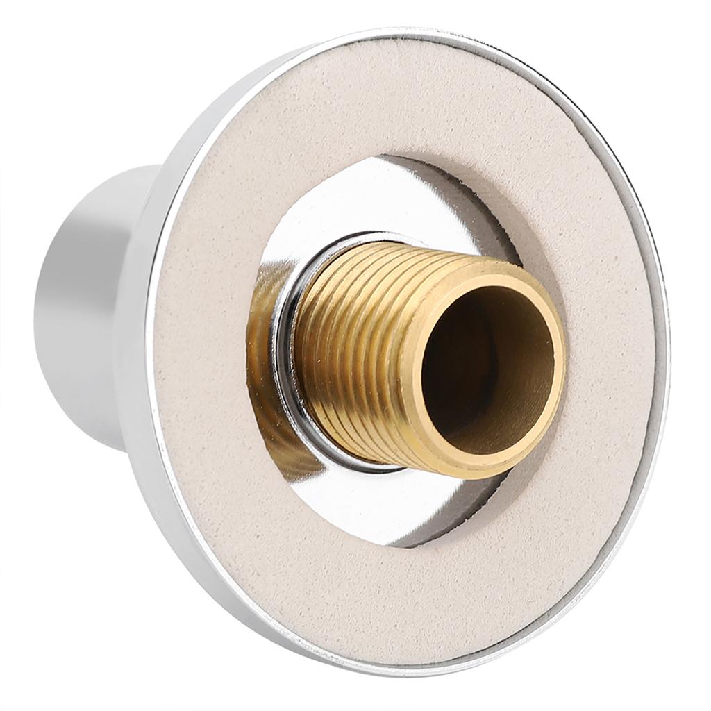 Shower Hose Connector, Household Copper Wall Shower Hose Connector Wall Elbow Bathroom Accessories G1/2in