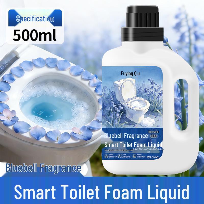 Smart Toilet Bubble Foam Refill - Splash-Proof Double Nozzle Shield