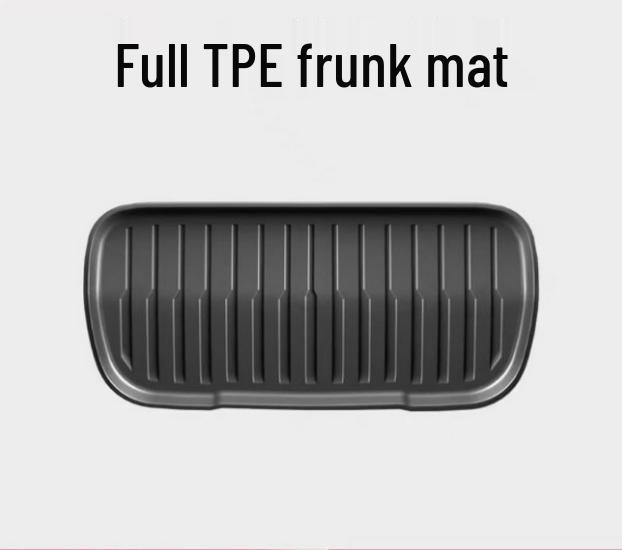 Refreshed Tesla Model Y Front & Rear TPE Trunk Mats - Upgraded Interior Accessories