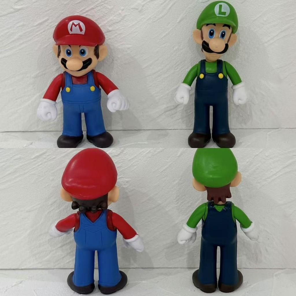 Mario Super Pvc Collectible Figurines Set With Anime Style For Gift And Display