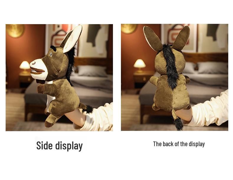 Panda Cartoon Hand Puppet Plush Toy for Parent-Child Interaction and Early Education